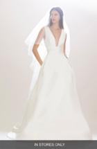Women's Ines Di Santo Aliora Embroidered Illusion & Tulle Ballgown, Size In Store Only - Ivory