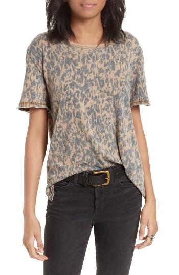 Women's Free People Army Tee - Brown