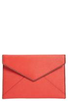 Rebecca Minkoff 'leo' Envelope Clutch - Orange