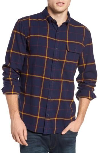 Men's 1901 Brushed Flannel Sport Shirt - Blue