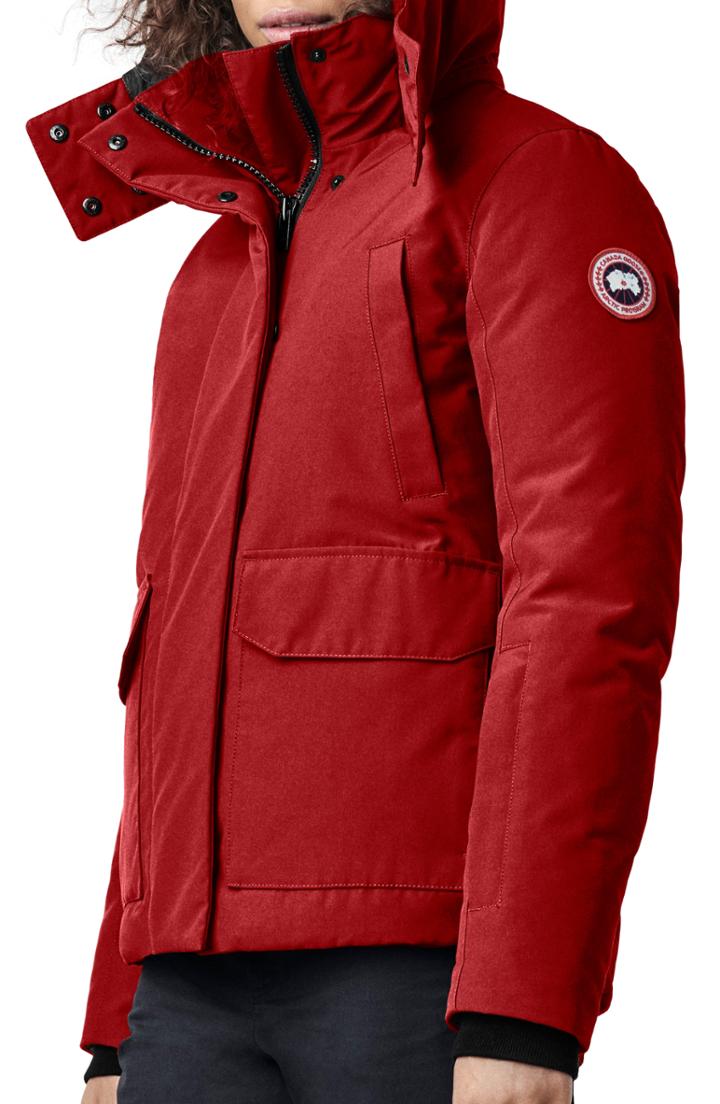 Women's Canada Goose Blakely Water Resistant 625 Fill Power Down Parka (2-4) - Red