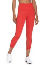 Women's Zella High Waist V-back Crop Leggings, Size - Red