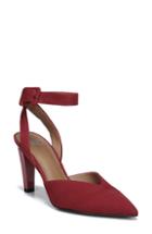 Women's Sarto By Franco Sarto Santi Ankle Strap Pump M - Red