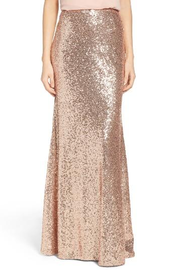 Women's Watters Sequin A-line Skirt