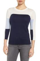 Women's Halogen Cotton Blend Pullover - Ivory