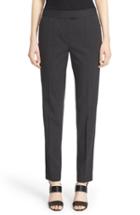 Women's Lafayette 148 New York Irving Stretch Wool Pants (similar To 16w) - Grey