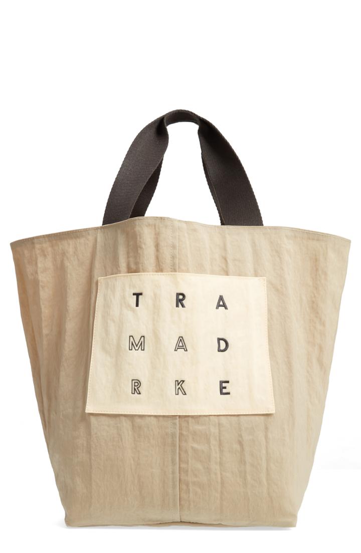 Trademark Large Reversible Nylon Tote - Beige