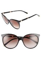 Women's Max Mara Desigi 55mm Gradient Cat Eye Sunglasses - Black/ Rose Gold