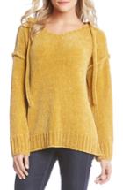 Women's Karen Kane Hooded Chenille Sweater - Yellow