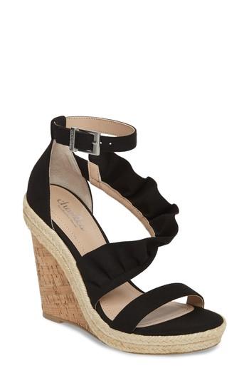 Women's Charles By Charles David Brooke Espadrille Wedge Sandal M - Black