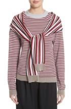 Women's Isa Arfen Trompe L'oeil Sweater - Red