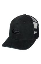 Men's Quiksilver Grounder Trucker Hat - Black