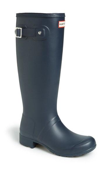 Women's Hunter 'tour' Packable Rain Boot M - Blue