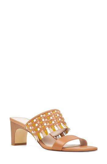 Women's Nine West Nirveli Woven Slide Sandal M - Beige