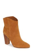 Women's Vince Camuto Creestal Western Bootie .5 M - Brown