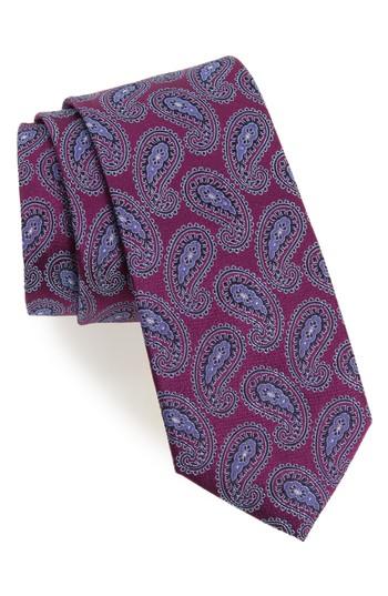 Men's Nordstrom Provincial Pines Paisley Silk Tie