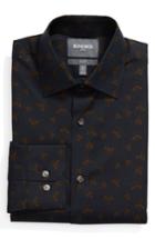 Men's Bonobos Butterflies Slim Fit Stretch Print Dress Shirt .5 36 - Blue