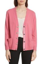 Women's Kate Spade Embellished Boyfriend Cardigan - Pink