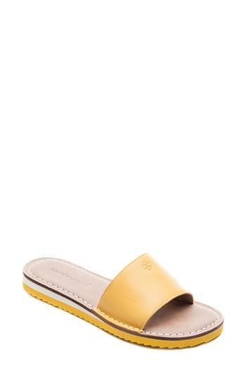 Women's Bernardo Emily Slide Sandal M - Yellow