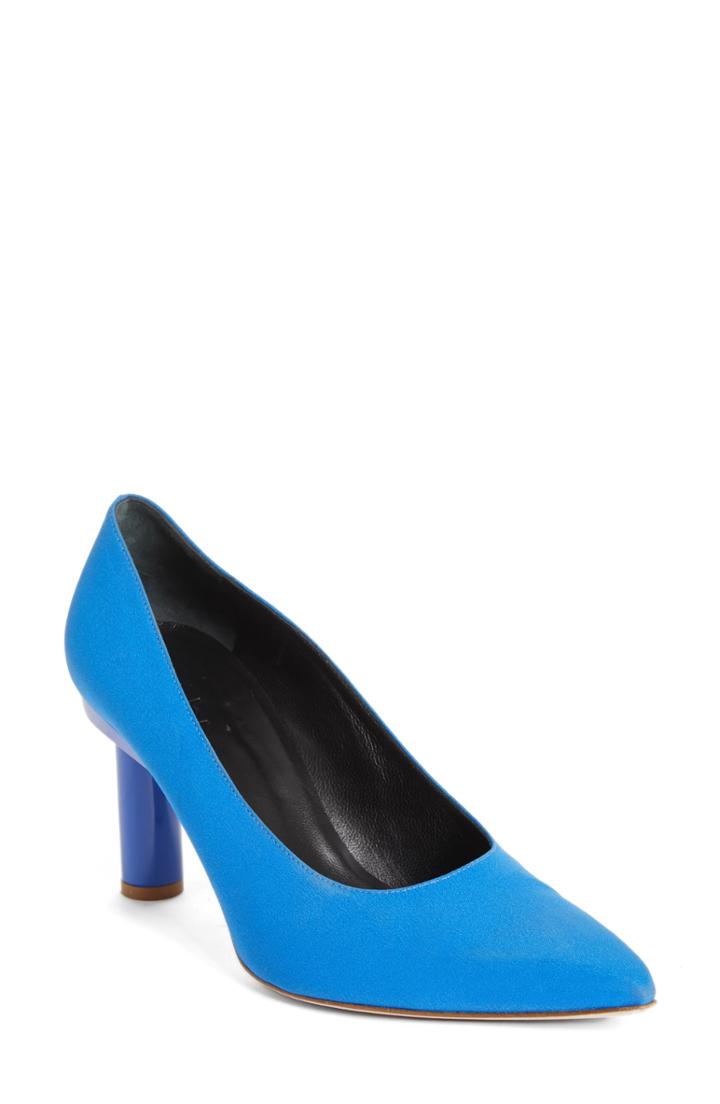Women's Tibi Zo Crepe Pump .5us / 36.5eu - Blue