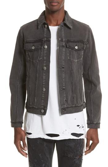 Men's Ksubi Classic Denim Jacket - Black