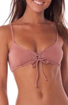 Women's Rhythm Sunchaser Bikini Top - Coral