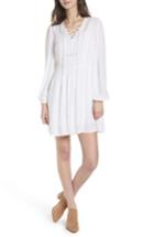 Women's Hinge Lace-up Dress - White