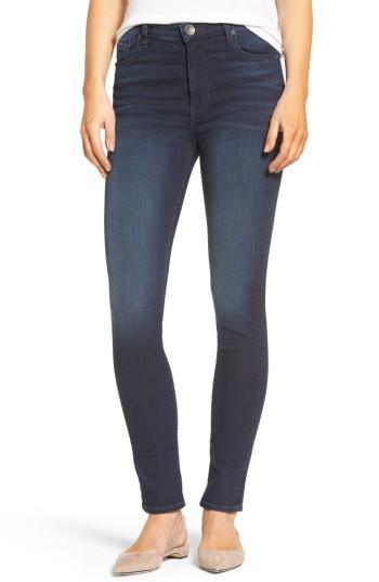Women's Kut From The Kloth Mia High Waist Skinny Jeans - Blue