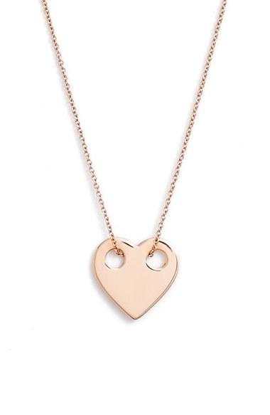 Women's Ginette Ny Mini Heart Pendant Necklace