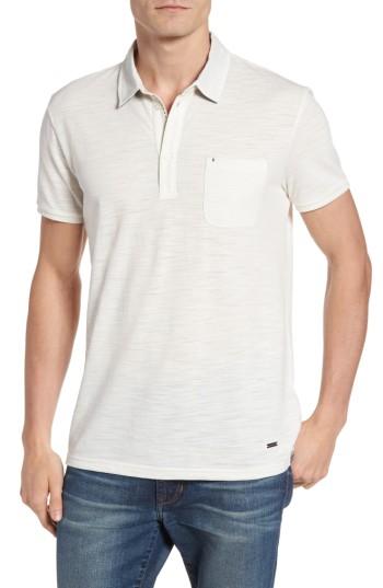 Men's Boss Orange Plainer Knit Polo - White