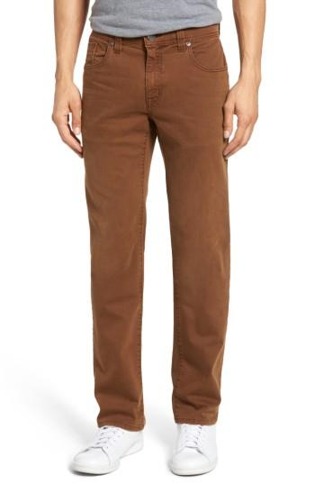 Men's Fidelity Denim Jimmy Slim Straight Leg Jeans X 34 - Brown