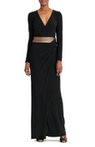 Women's Lauren Ralph Lauren Jersey Gown - Black