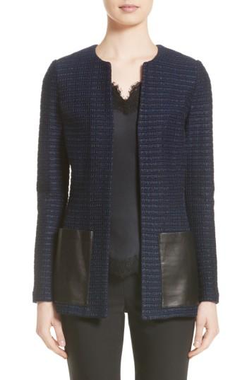 Women's St. John Collection Glazed Ribbon Tweed Knit Jacket