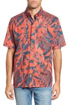 Men's Reyn Spooner Kaha Lau Classic Fit Sport Shirt, Size - Pink