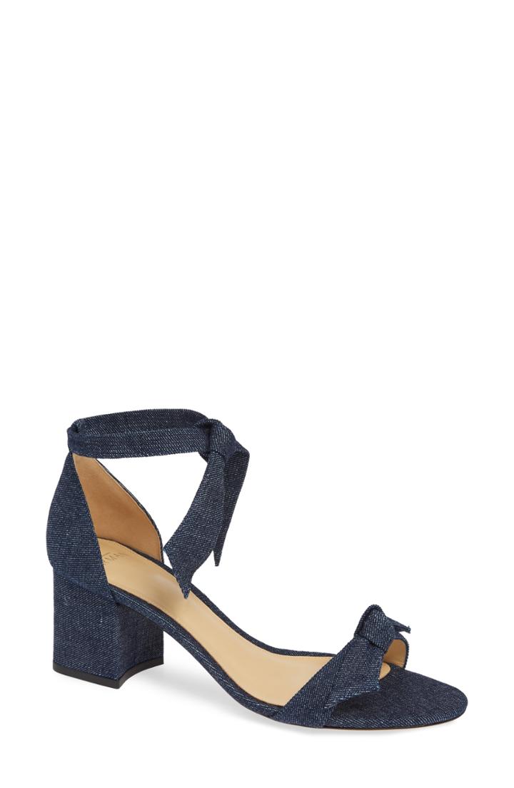 Women's Alexandre Birman Clarita Block Heel Sandal M - Blue