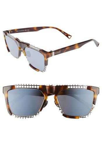 Women's Haze Coz 55mm Square Sunglasses - Soft Tortoise