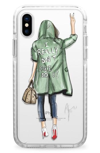 Casetify I Really Don't Care Iphone X Case - Green