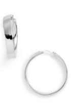 Women's Argento Vivo Twisted Flat Edge Hoop Earring