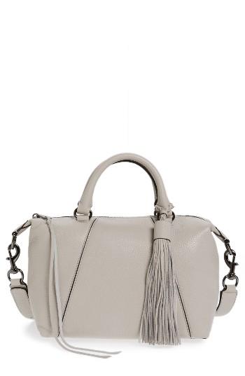 Rebecca Minkoff Small Isobel Leather Satchel - Grey