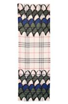Women's Burberry Scallop Graphic Scarf, Size - Green
