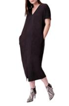 Women's Universal Standard Crosby Caftan Dress Xs (2-4) - Black
