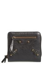 Women's Balenciaga Classic Leather Bifold Wallet -