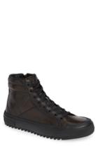 Men's Frye Varick High Top Leather Sneaker .5 M - Brown