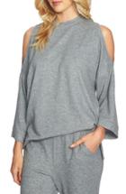 Women's 1.state The Cozy Cold Shoulder Top - Grey