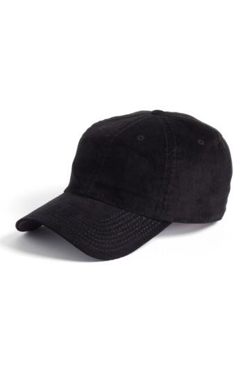 Women's American Needle Corduroy Baseball Cap - Black