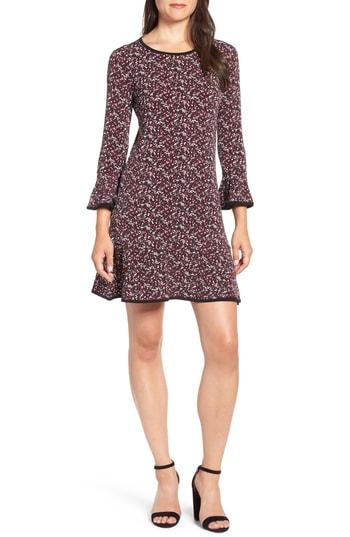 Women's Michael Michael Kors Glam Morris Flounce Dress - Black
