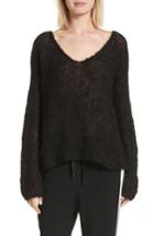 Women's Rag & Bone Freda Alpaca Blend Sweater, Size - Black