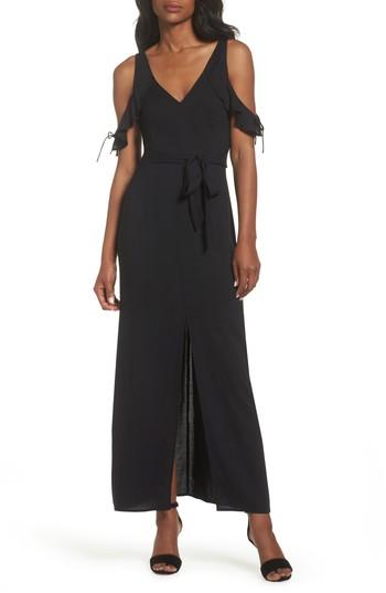 Women's Paige Lystra Cold Shoulder Maxi Dress - Black
