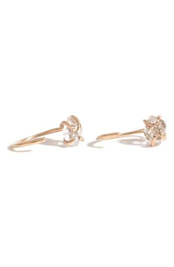 Women's Melissa Joy Manning Hug Hoop Crystal Earrings