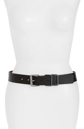 Women's Frye Engineer Leather Belt - Black